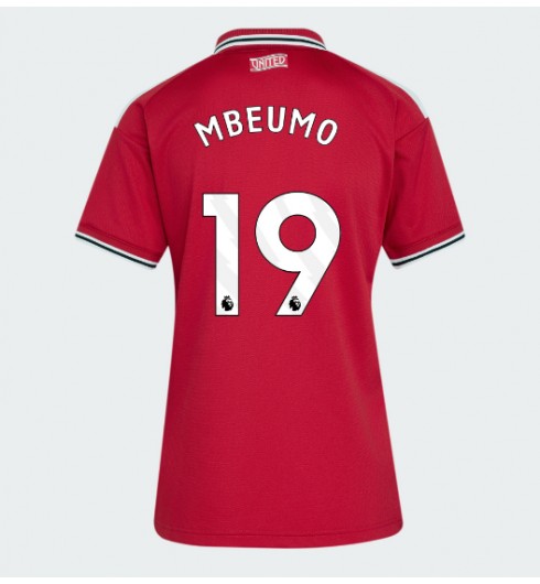 Manchester United Bryan Mbeumo #19 Domácí Dres pro Dámské 2026-27 Krátký Rukáv Manchester United Bryan Mbeumo #19 Domácí Dres pro Dámské 2026-27 Krátký Rukáv